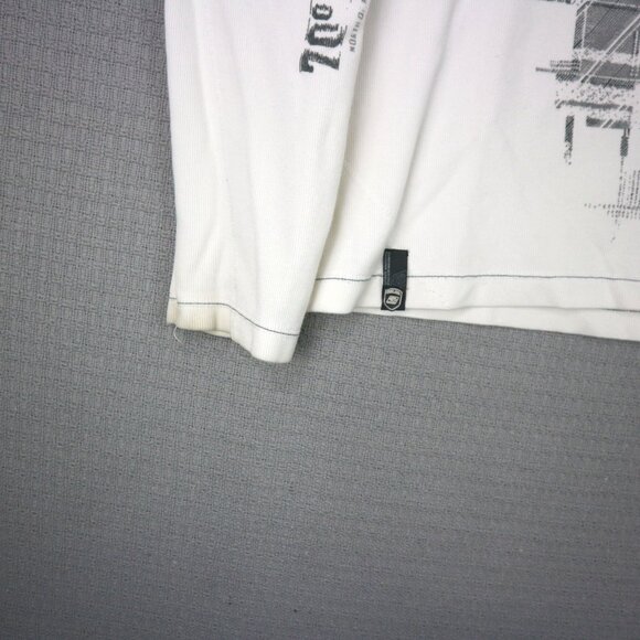 Point Zero Y2K Quarter Zip Cotton Sweater Large - Picture 3 of 7